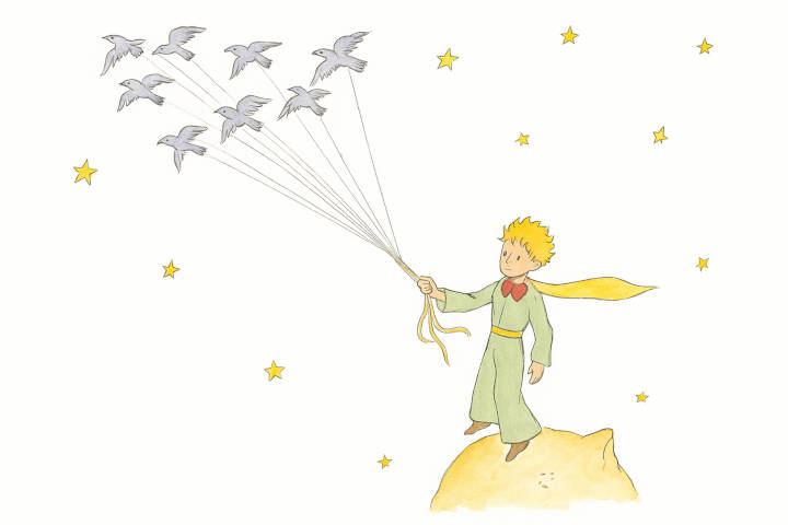 星の王子さまオマージュ挿絵1